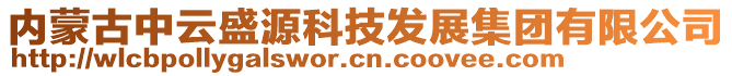 內(nèi)蒙古中云盛源科技發(fā)展集團(tuán)有限公司