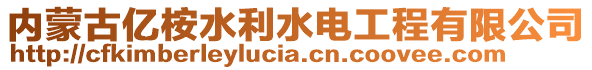 內蒙古億桉水利水電工程有限公司