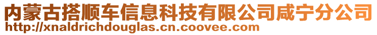 內(nèi)蒙古搭順車信息科技有限公司咸寧分公司