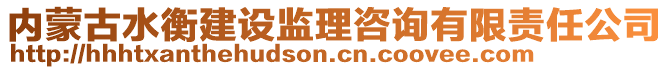 内蒙古水衡建设监理咨询有限责任公司