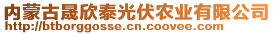 內(nèi)蒙古晟欣泰光伏農(nóng)業(yè)有限公司