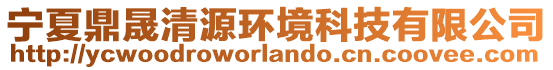 寧夏鼎晟清源環境科技有限公司