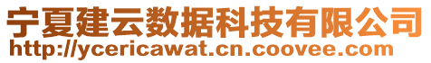 寧夏建云數據科技有限公司