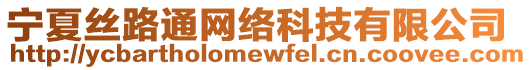 寧夏絲路通網絡科技有限公司