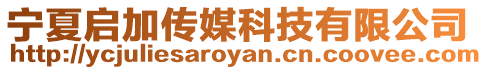 寧夏啟加傳媒科技有限公司