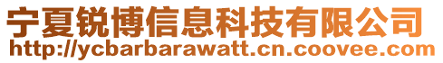 寧夏銳博信息科技有限公司