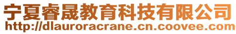 寧夏睿晟教育科技有限公司
