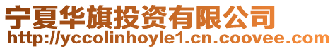 寧夏華旗投資有限公司