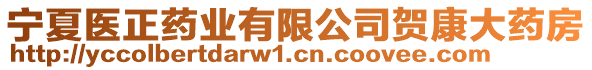 寧夏醫(yī)正藥業(yè)有限公司賀康大藥房