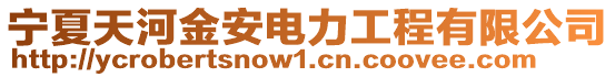 寧夏天河金安電力工程有限公司