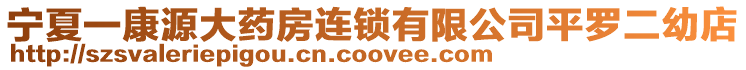 寧夏一康源大藥房連鎖有限公司平羅二幼店