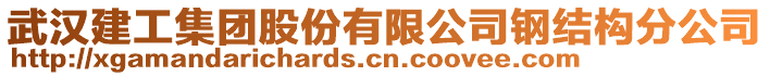 武漢建工集團股份有限公司鋼結構分公司