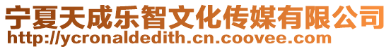 寧夏天成樂智文化傳媒有限公司