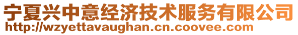 寧夏興中意經(jīng)濟技術(shù)服務(wù)有限公司