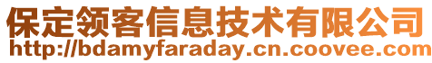 保定領客信息技術有限公司