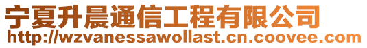 寧夏升晨通信工程有限公司