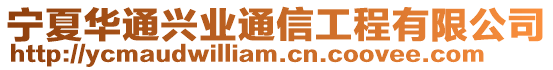 寧夏華通興業通信工程有限公司