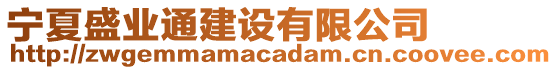 寧夏盛業(yè)通建設有限公司