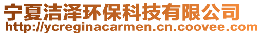 寧夏潔澤環?？萍加邢薰? style=