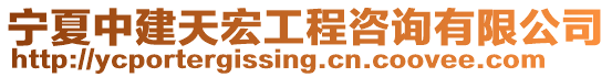 寧夏中建天宏工程咨詢有限公司