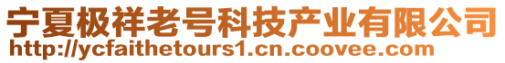 寧夏極祥老號(hào)科技產(chǎn)業(yè)有限公司