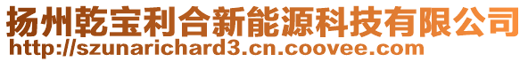 揚州乾寶利合新能源科技有限公司