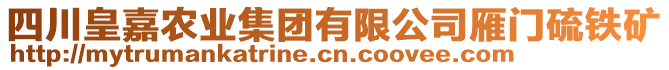 四川皇嘉農(nóng)業(yè)集團(tuán)有限公司雁門(mén)硫鐵礦