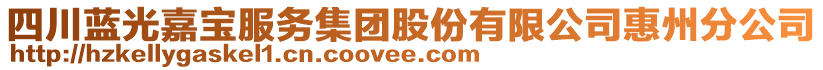 四川藍(lán)光嘉寶服務(wù)集團(tuán)股份有限公司惠州分公司