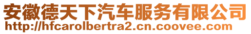 安徽德天下汽車服務(wù)有限公司