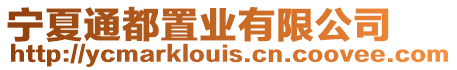 寧夏通都置業(yè)有限公司