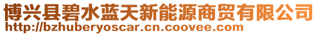 博興縣碧水藍天新能源商貿有限公司