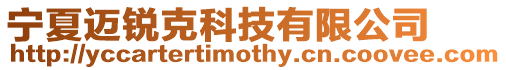 寧夏邁銳克科技有限公司
