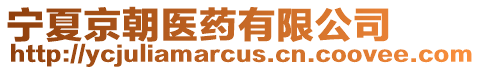 寧夏京朝醫藥有限公司
