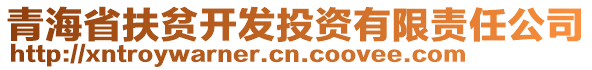 青海省扶貧開發(fā)投資有限責(zé)任公司