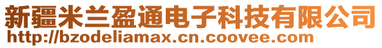 新疆米蘭盈通電子科技有限公司