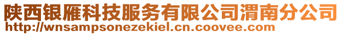 陜西銀雁科技服務(wù)有限公司渭南分公司