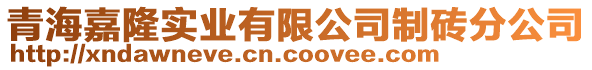 青海嘉隆實業(yè)有限公司制磚分公司