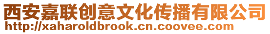 西安嘉聯(lián)創(chuàng)意文化傳播有限公司