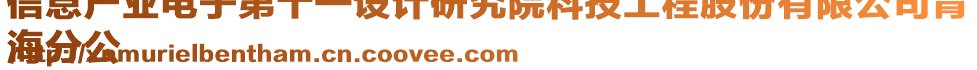 信息產(chǎn)業(yè)電子第十一設(shè)計研究院科技工程股份有限公司青
海分公