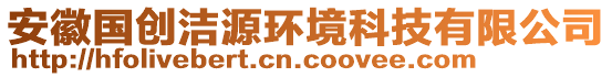 安徽國創(chuàng)潔源環(huán)境科技有限公司