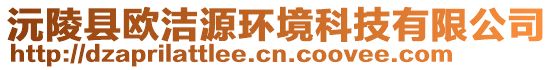 沅陵縣歐潔源環(huán)境科技有限公司