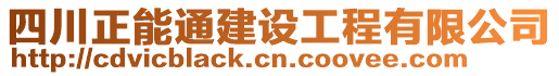 四川正能通建設工程有限公司