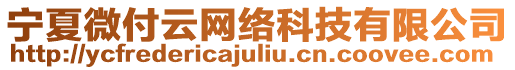 寧夏微付云網(wǎng)絡(luò)科技有限公司