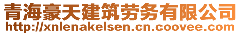 青海豪天建筑勞務(wù)有限公司