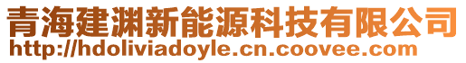 青海建淵新能源科技有限公司