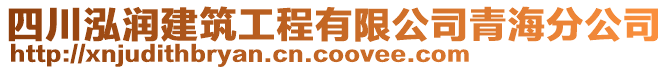 四川泓潤建筑工程有限公司青海分公司