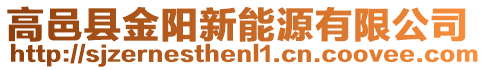 高邑縣金陽新能源有限公司