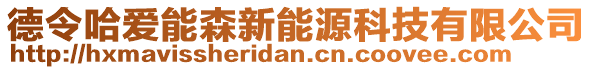 德令哈愛能森新能源科技有限公司