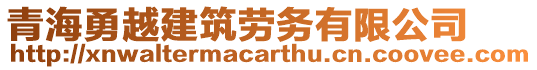 青海勇越建筑勞務有限公司