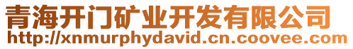 青海開門礦業(yè)開發(fā)有限公司